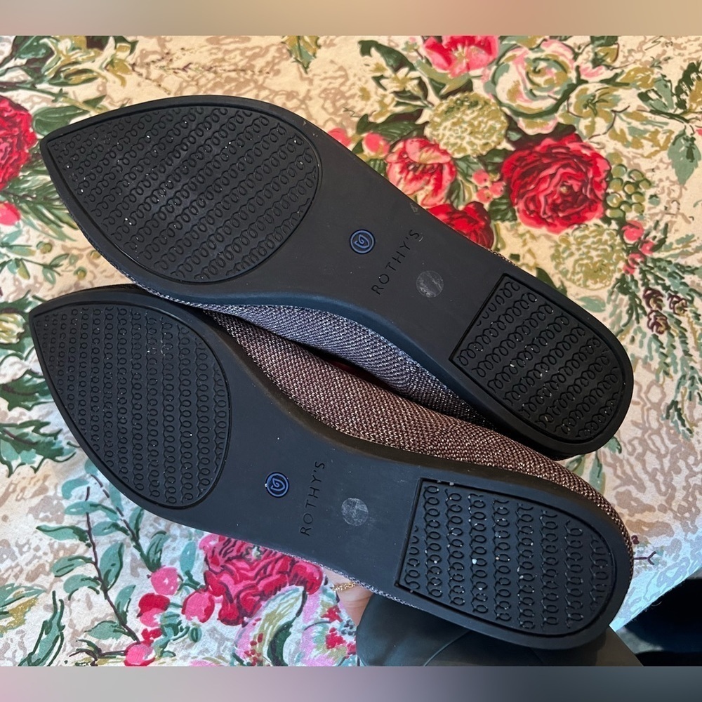 Rothy's Twilight Metallic The Point Captoe Flats … - image 4